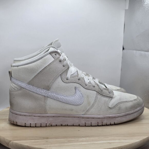 Nike Dunk High PRM DV0822-100 Summit White Phantom Men's Size 11 SB - Picture 3 of 10